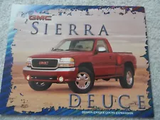 1998 GMC Sierra Sales Brochure