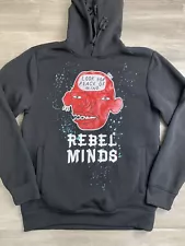 Rebel Minds Hoodie Look For Peace Of Mind Long Sleeves Pullover Men’s Size L