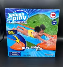 Splash & Play by Bestway 16 ft Water Slide w/ Drench Pool New Sealed