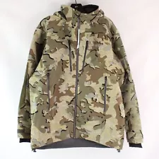 KUIU Yukon TR Full Zip Rain Jacket with Drop-Away Hood in Valo Size Medium