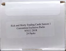 2018 Cryptozoic Rick And Morty Season 1 NYCC Convention Exclusive Packs