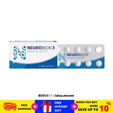 60 Tablets Neurobion Vitamin B1, B6, B12 for Numbness, Tingling & Nerve Relief