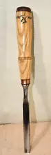 Old tools Buck Brothers 12mm No. 6 Sweep straight wood carving gouge chisel