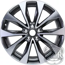 Used 19x8.5" Machined and Charcoal Alloy Wheel Rim for 2016-2019 Nissan Maxima