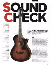 The Taylor 362 CE 12-String & 352CE acoustic guitar 8 x 11 soundcheck review