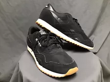 Reebok Classic Nylon Men’s Sneaker Black/ White/ Grey/ Gum SIZE: 15