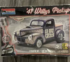 Monogram '41 Willys Pickup Gasser Go Ape! Sealed Parts 1:25 Scale Model