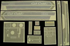 I.H. Cub Cadet 1250 Decal Set