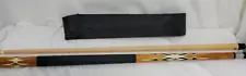 GSE 58" Brown 2-Piece Canadian Maple Pool Cue Stick 21oz