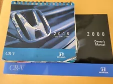 2008 HONDA CRV OWNERS MANUAL & QUICK REF