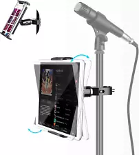 Music Microphone Mic Mount Holder Stand 360° for Ipad I Pad 2 3 4 Mini Tablet