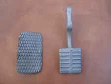 VINTAGE OLD GO KART QUARTER MIDGET RACE CAR ALUMINUM GAS BRAKE PEDAL FOOT PAD