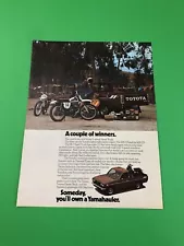 1974 1975 1976 TOYOTA SPORT PICK UP TRUCK ORIGINAL PRINT AD ADVERTISEMENT