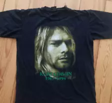 Vintage Memorial Kurt Cobain 1967-1994 Shirt Double Sides Unisex S-2Xl