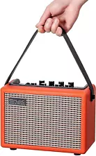 Acoustic/Electric Guitar Amplifier, 15 Watt Portable Bluetooth Amp