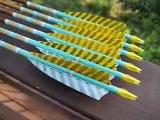 Custom Built cedar Traditional Archery Arrows.