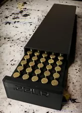 Sliding .22lr Ammo Storage Box Case - 100rd Round - Multiple Colors Available!