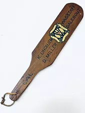 BYU VAL HYRIC SIGNED Brigham Young University Social Club/Fraternity Paddle