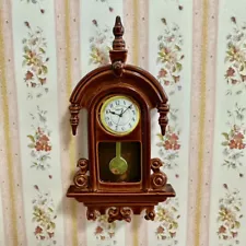 1x Dolls House Miniature 1:12 Scale British Victoria Old Wall Clock Meeting Room