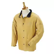 Black Stallion 30PWC DuraLite Premium Pigskin Welding Jacket Tan Large