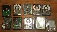 Lot of 12 IBM Fugitsu Seagate Western Digital Laptop Hard Drives