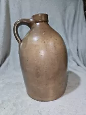 Vintage Stoneware Pottery Moonshine Whiskey Jug Crock