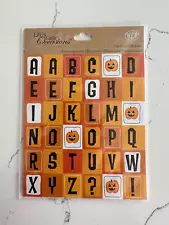 Life's Little Occasions Halloween Alphabet Die-Cut Stickers 72 Pcs Scrapbooking