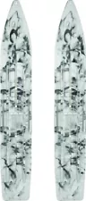 New ListingSlydog Powderhound Skis Without Loop Handles 7" Swirl Black/White