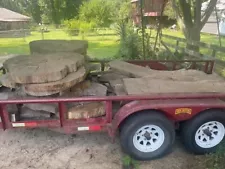 Red Oak Rounds and Red Oak Slabs for furniture making!! Seasoned Dry Wood!