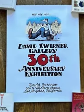 Robert Crumb David Zwirner Limited Edition Poster/Print