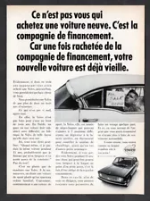 1967 VOLVO Vintage Original SMALL Print AD | Car for sale French Canada