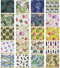 Ambesonne Tropical Exotic Microfiber Fabric by The Yard for Arts and Crafts