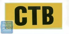 1970 Chevrolet Camaro Z28 350 LT1 High Performance CTB Engine Code Decal