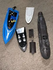 USS Seawolf, Splash RC Submarine & Boat! PARTS UNTESTED