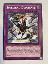 Yugioh LED8-EN008 Speedroid Dupligate 1st Edition Rare Trap Card