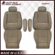 For 2001 2002 2003 2004 Toyota Sequoia SR5 Real Leather Seat Covers In Tan LB40