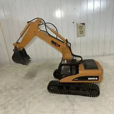 Huina RC Excavator for Adults Golden Yellow With Battery No Remote Untested