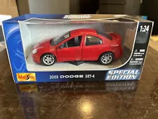 Maisto Dodge Neon Srt-4 Turbo Toy Car 1:24 NEW (RED)