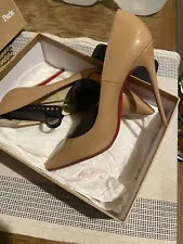 red bottom Louis Vuitton heels size 9