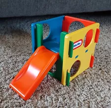 Vintage Little Tikes Dollhouse Climber Jungle Gym Playground Cube with Slide