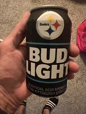 Bud Light 2024 Pittsburgh Steelers Beer Can