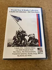 World War II Radio Collection, Audiobook Set Brand New Sealed 5 CD’s 1941 WW1