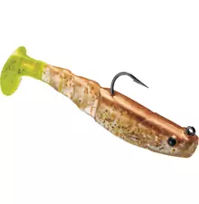 Vudu Mambo Mullet Copper Penny/Chartreuse 3-1/2" 2pk