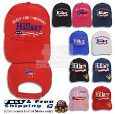 Hillary For President Signature 3D Embroidered Adjustable Baseball Hat