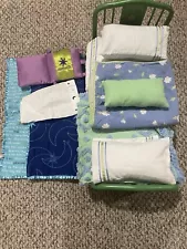 American Girl Bed and Bedding Lot