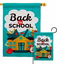 Ready for School Garden Flag Back to Education Decorative Gift Yard House Banner