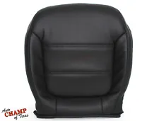 2011-2018 VW Jetta -Driver Side Bottom Replacement Leather Seat Cover Black