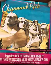 CHIPMUNK ROCK BETTE DAVIS EYES POSTER RCA RECORDS 22" X 28" POP