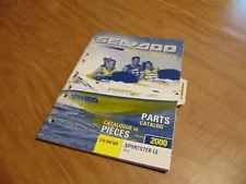 2000 Sea-Doo Sport Boat Sportster LE Parts Catalog Manual OEM 5693 Jet Boat