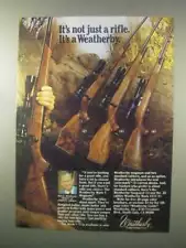 1981 Weatherby Ad - Mark V, Lazermark Stocks